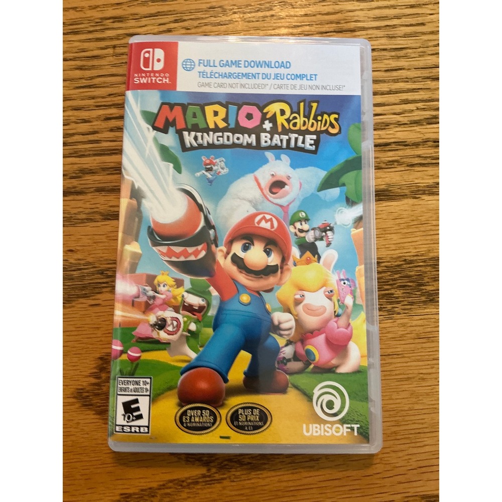 Mario + Rabbids Kingdom Battle Nintendo Switch Case and Insert Artwork Only